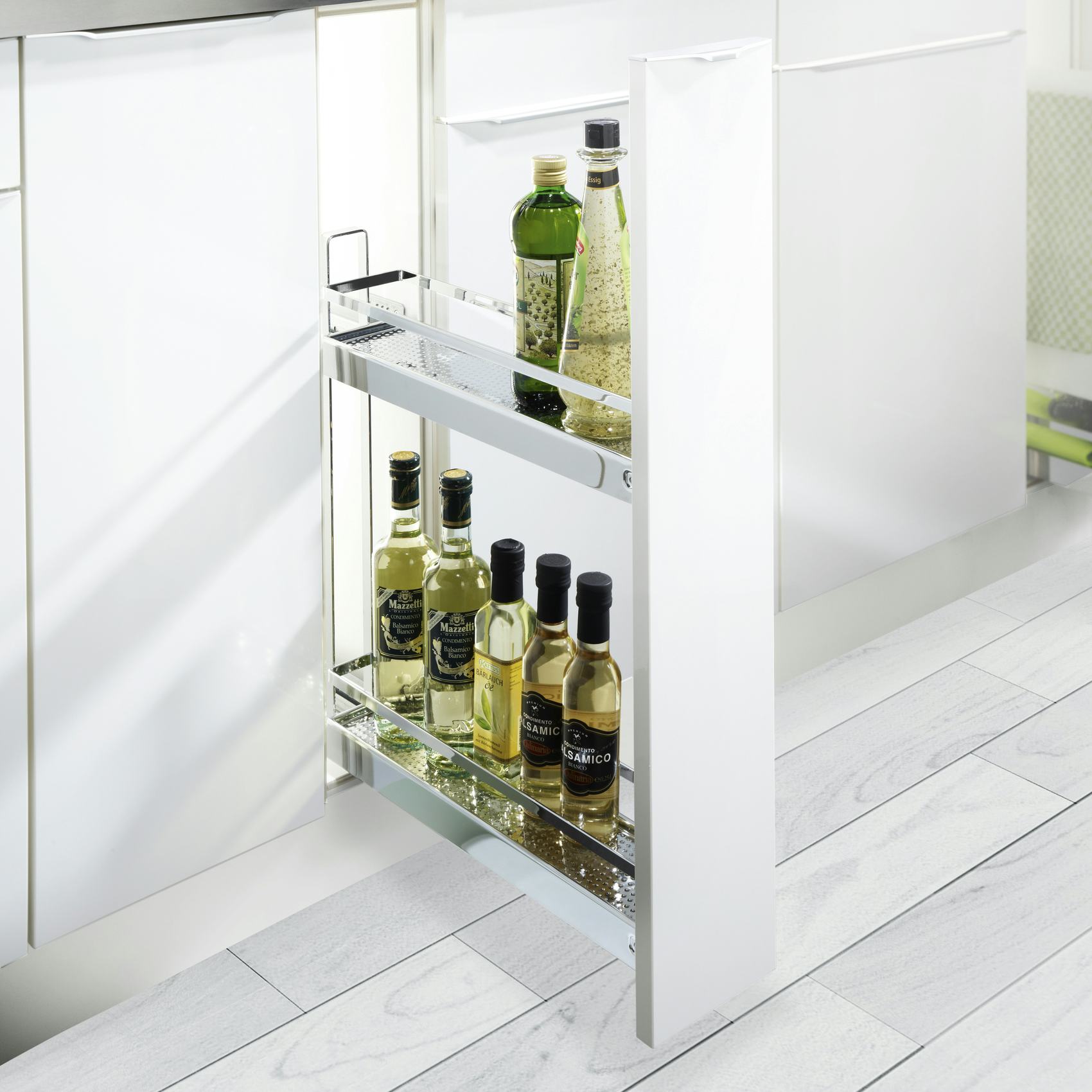 Bänkskåpsutdrag Theofils Kesseböhmer Base No.15 Arena Style 90° 481 mm 2 Hyllplan