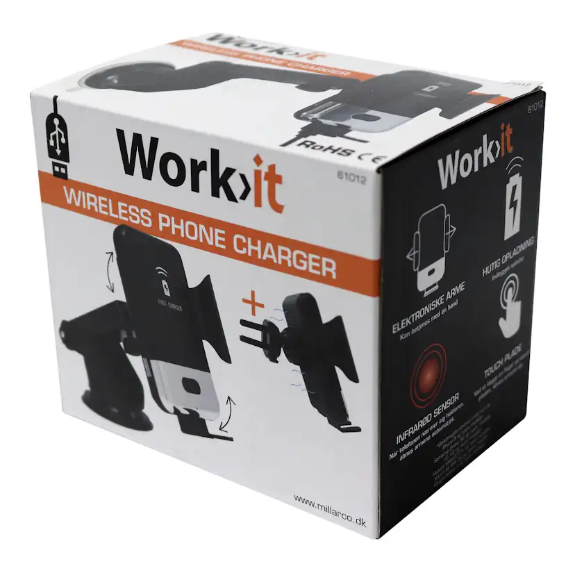 Telefonhållare Home it Med Trådlös Uppladdning