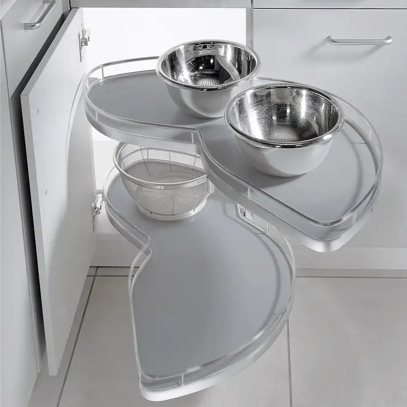 Hörnskåpsutdrag Theofils Kesseböhmer Lemans II Arena Classic Grå/Silver