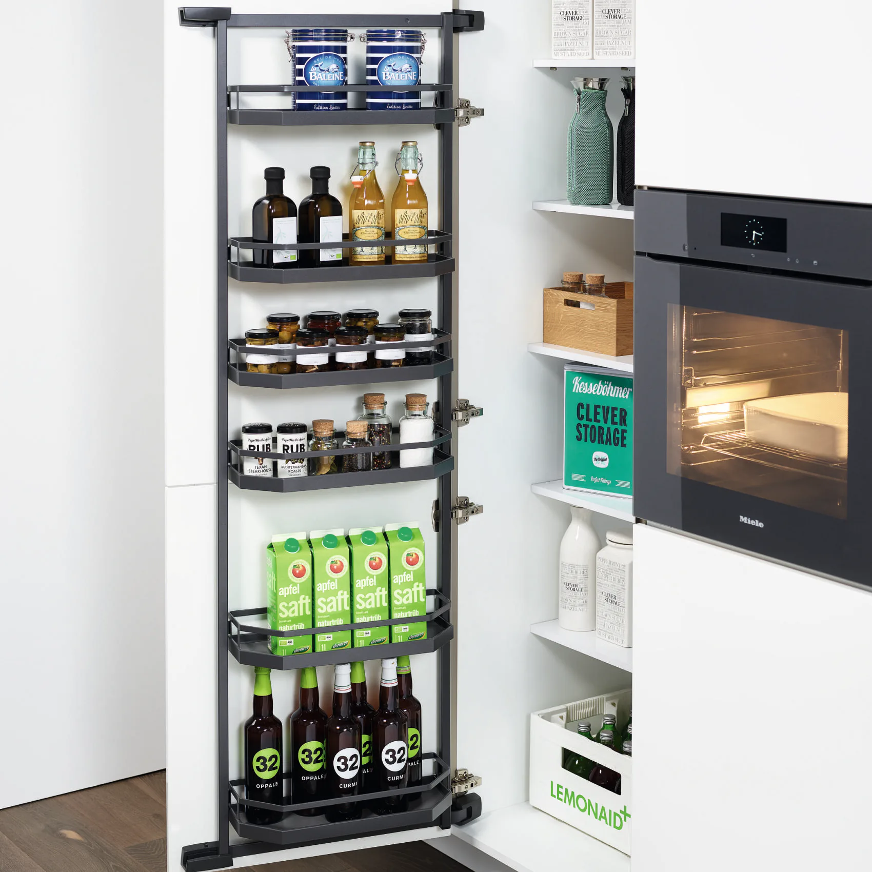 Dörrhylla Theofils Kesseböhmer Tandem Side Arena Classic Grå/Silver