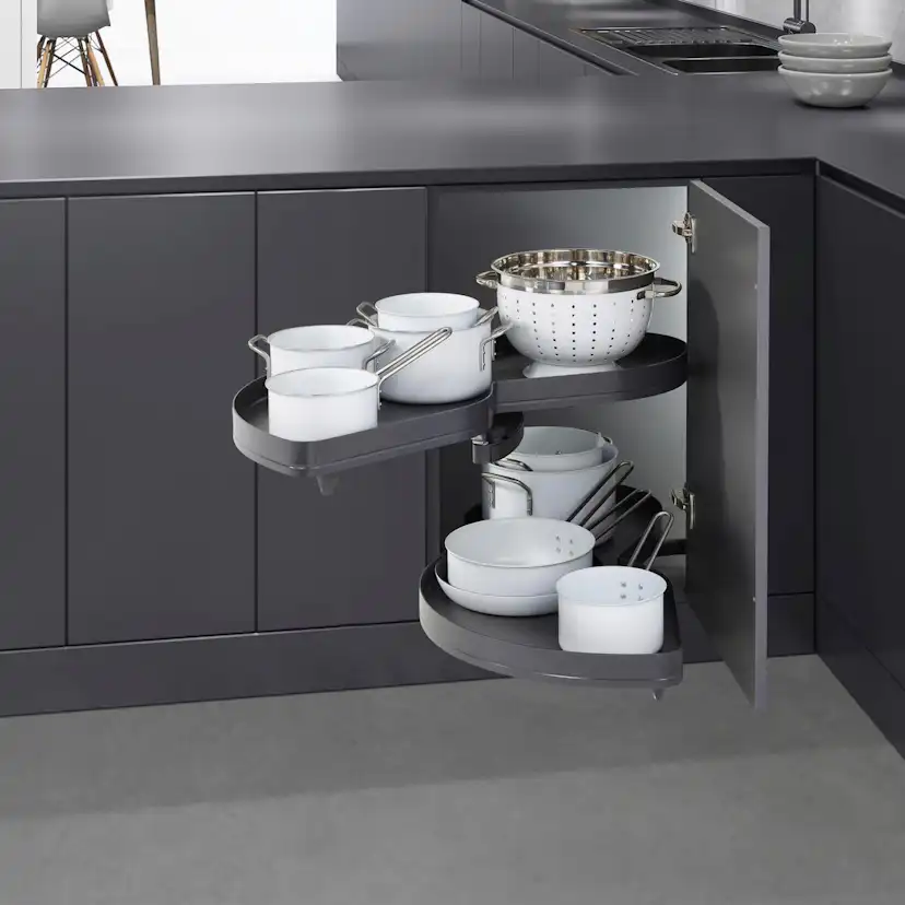 Hörnskåpsutdrag Theofils Lemans II Arena Plus Pure Antracit