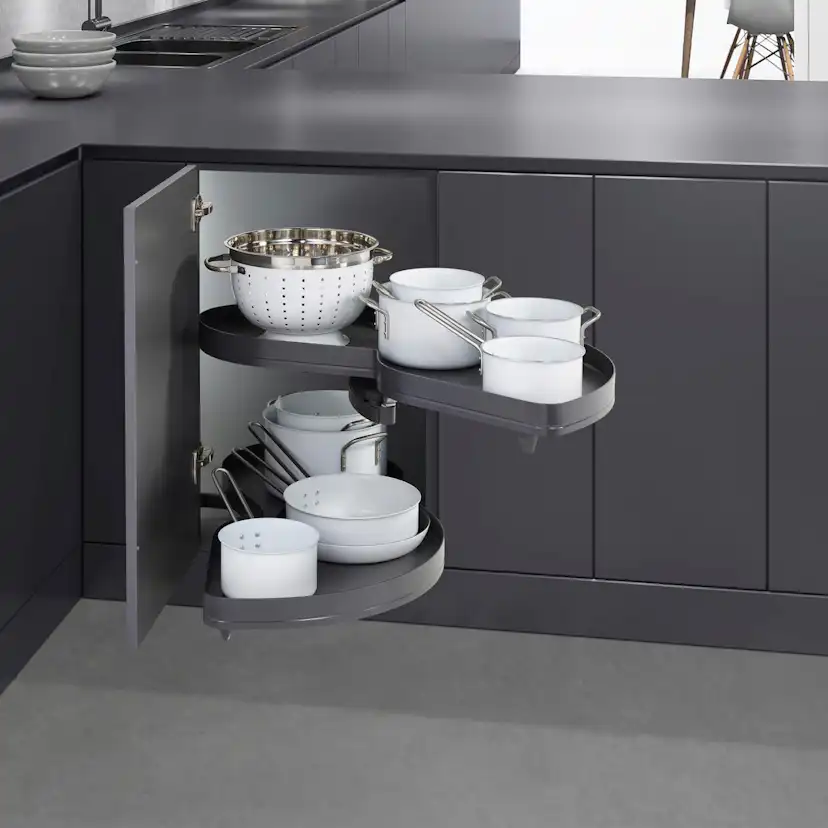 Hörnskåpsutdrag Theofils Lemans II Arena Plus Pure Antracit