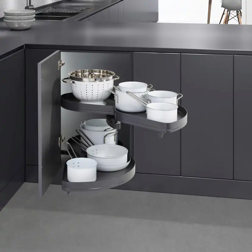 Hörnskåpsutdrag Theofils Lemans II Arena Plus Pure Antracit