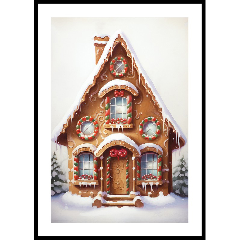 Poster Gallerix Gingerbread Candy House