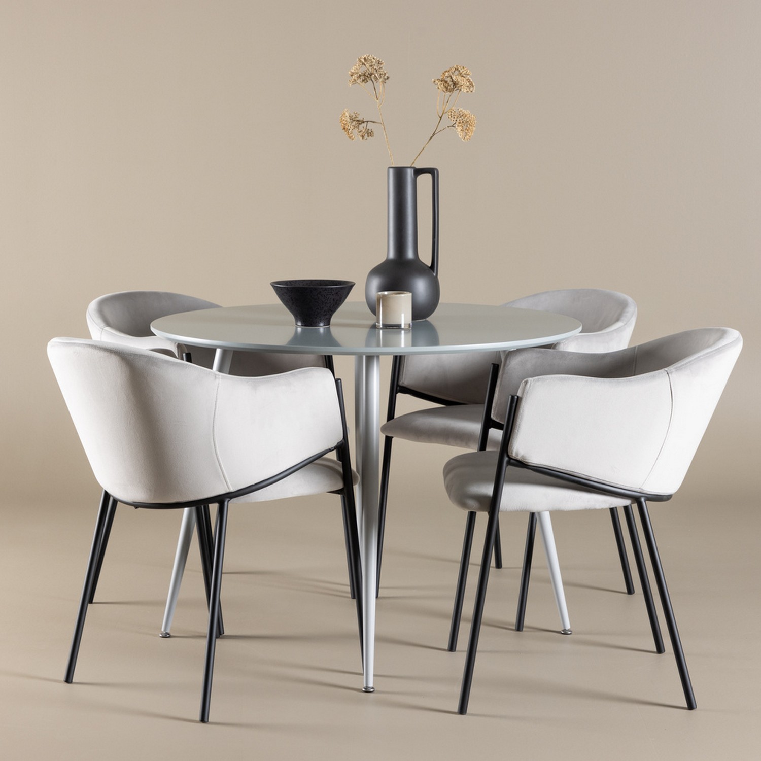 Matbord Venture Home Plaza Ø100 cm