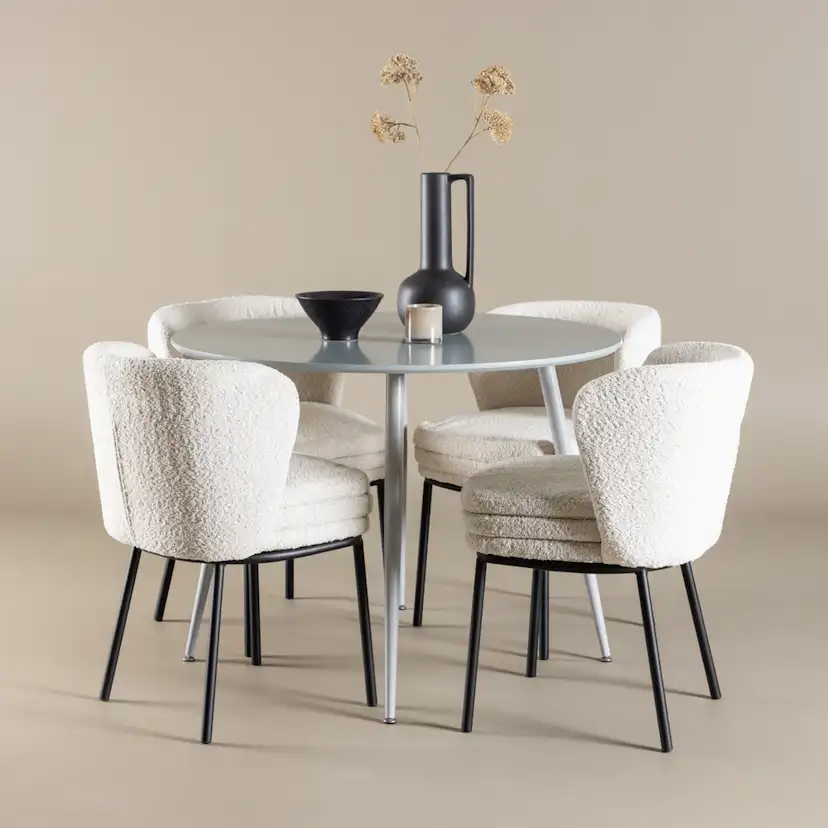 Matbord Venture Home Plaza Ø100 cm