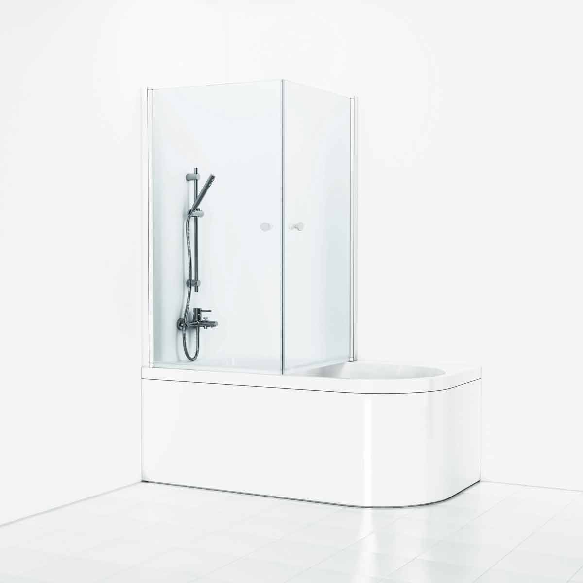 Badkarsvägg Svedbergs Skoga Rak Hörn