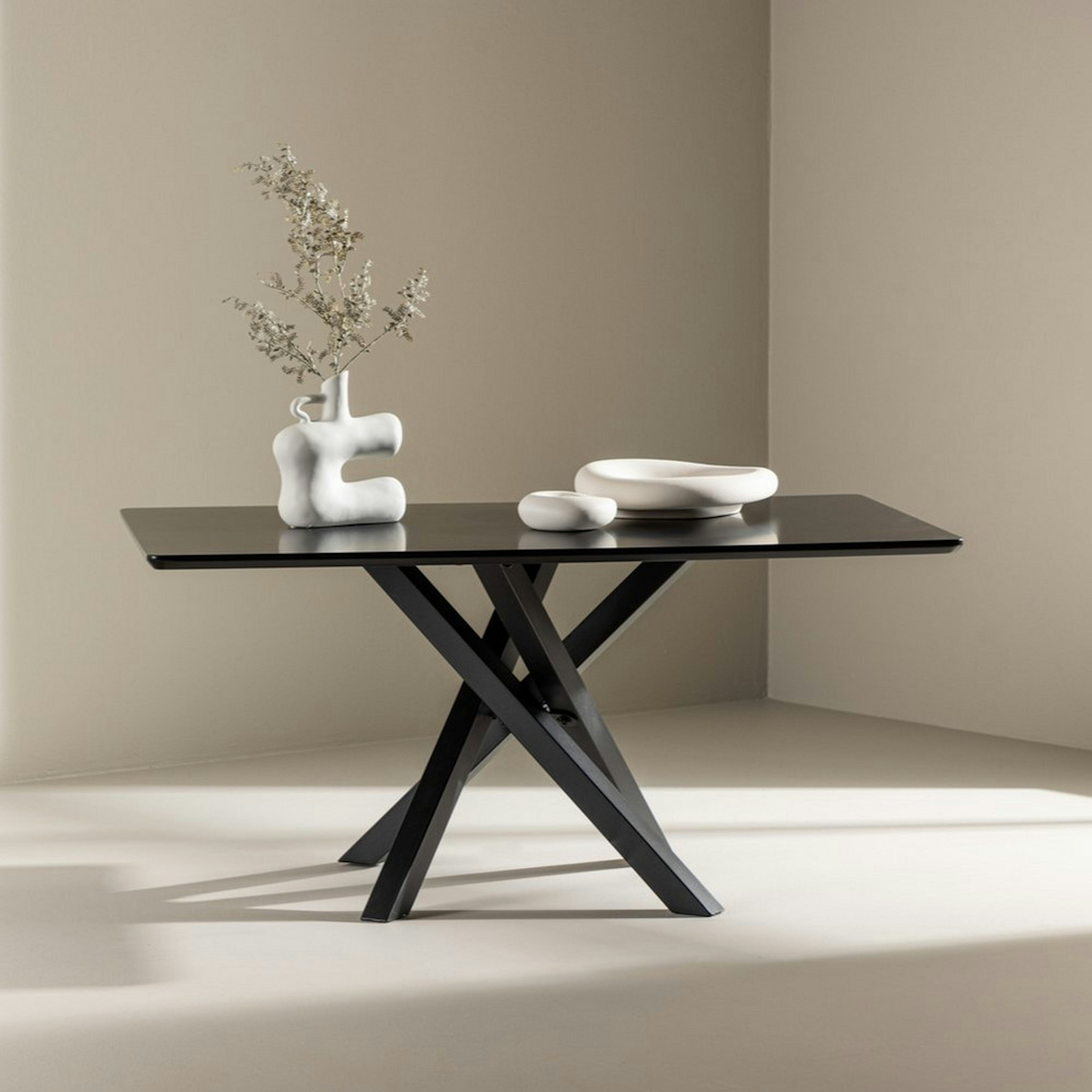 Soffbord Venture Home Piazza Svart Fyrkantigt Vardagsrumsbord