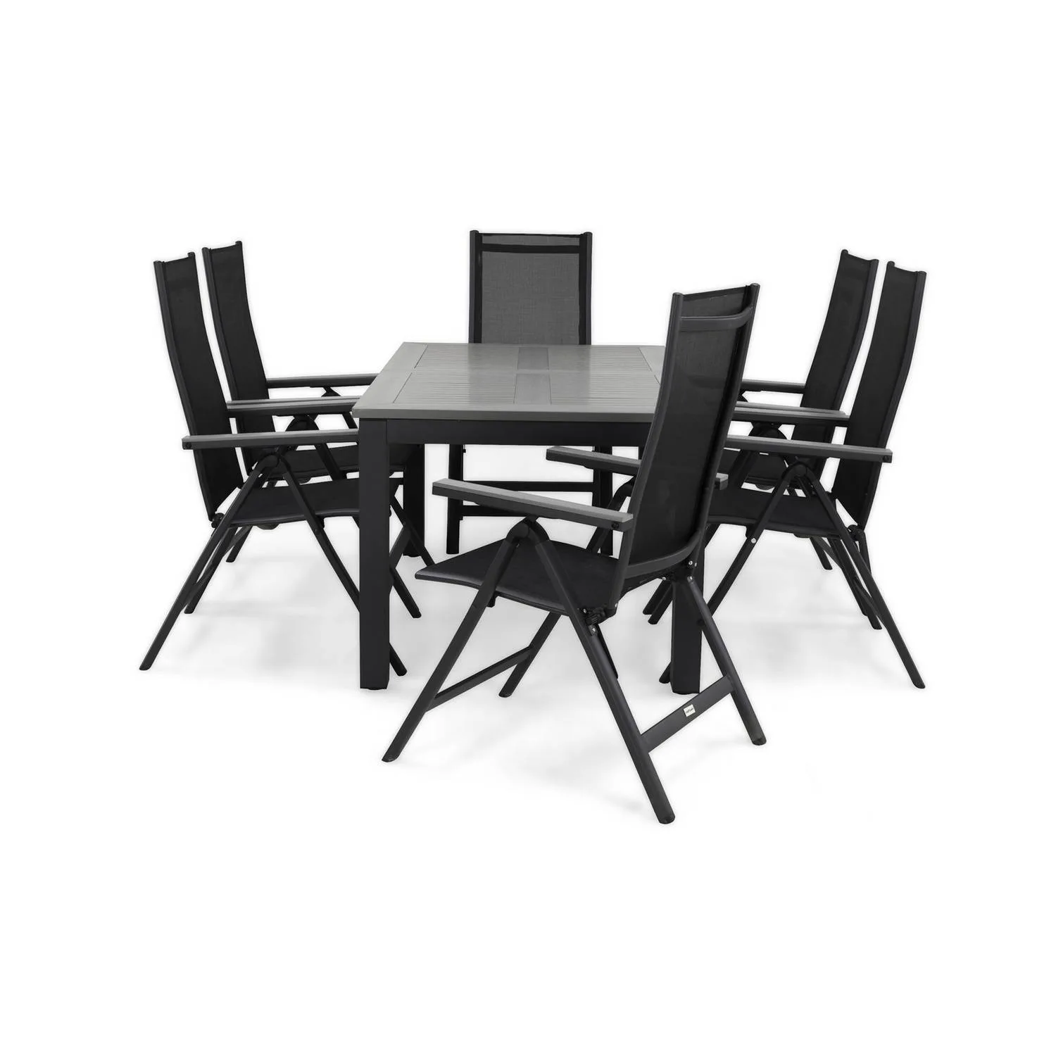 Matgrupp Comfort Garden Monaco Matgrupp Utomhus 152-210 med 6 Positionsstol