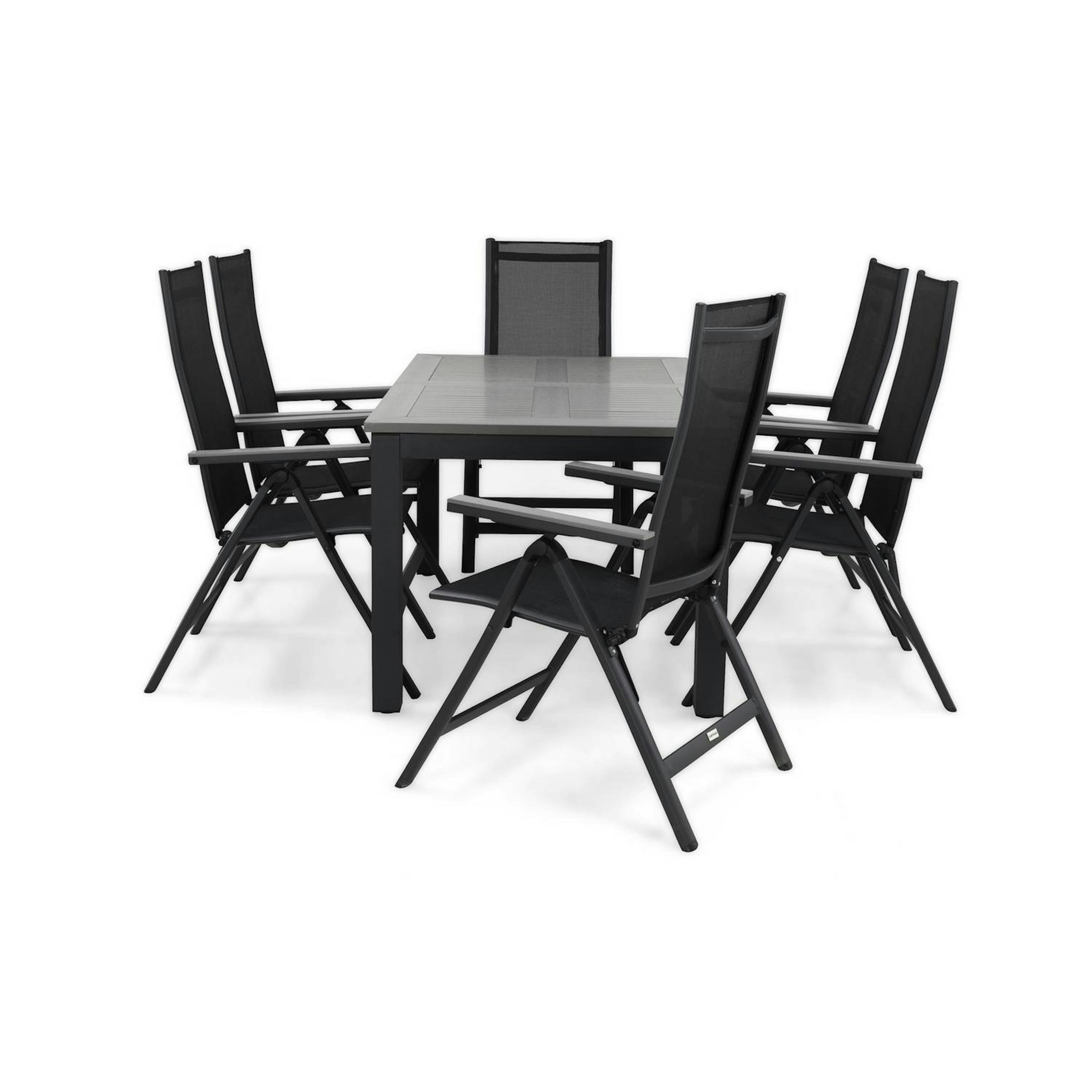 Matgrupp Comfort Garden Monaco Matgrupp Utomhus 152-210 med 6 Positionsstol