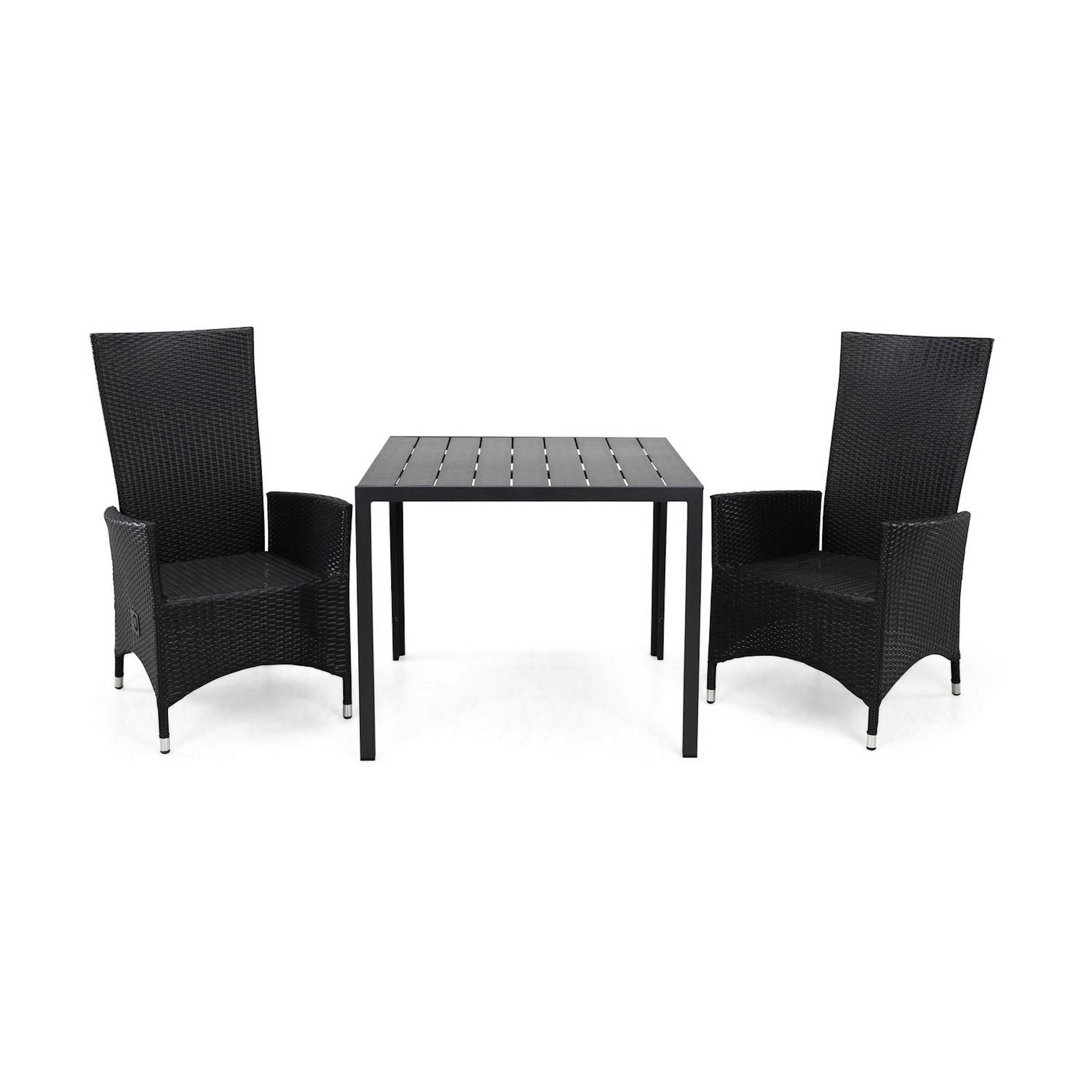 Matgrupp Comfort Garden Tunis Matgrupp Utomhus 90 med 2 Jenny Ställbar Fåtölj