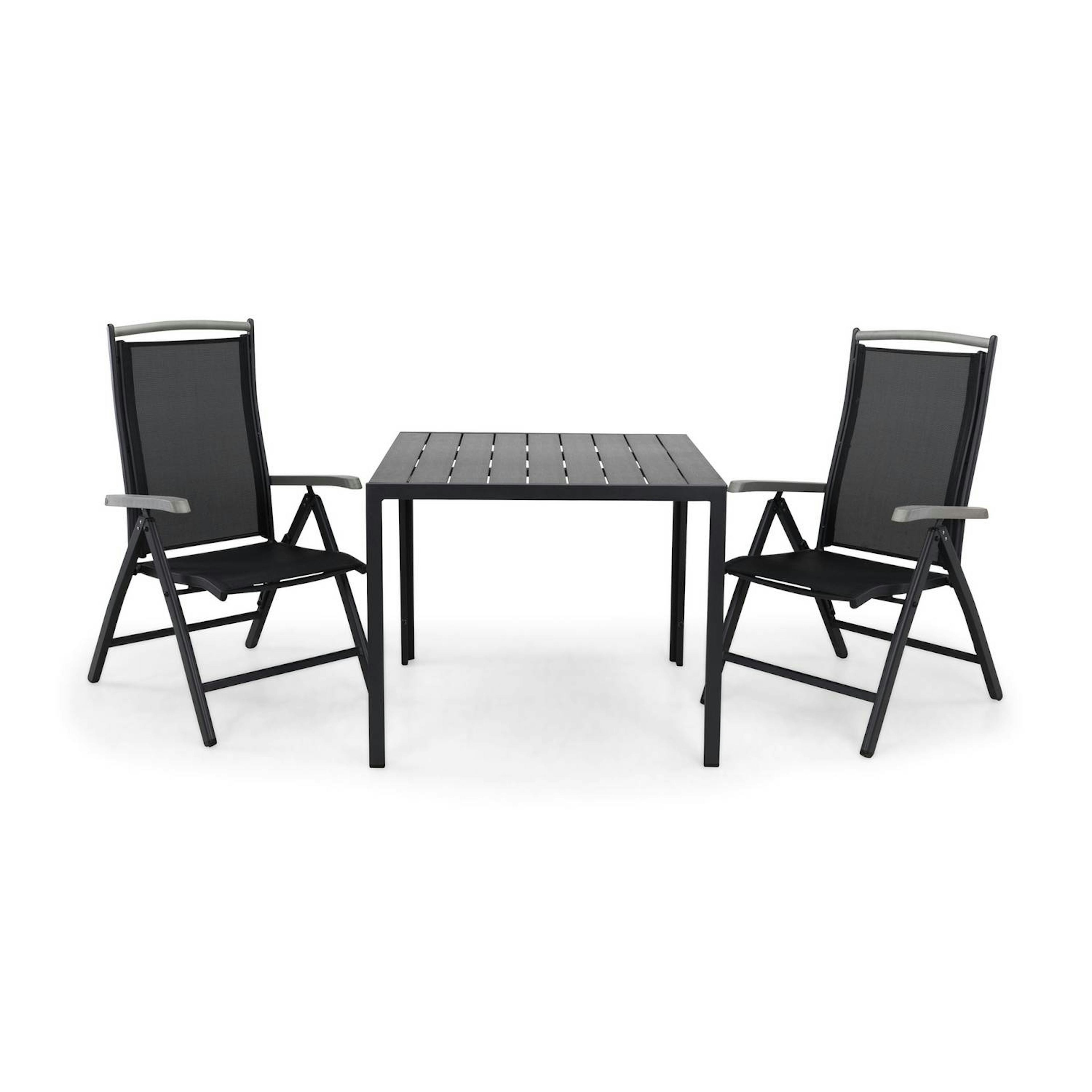 Matgrupp Comfort Garden Tunis Matgrupp Utomhus 90 med 2 Monaco Lyx Positionsstol