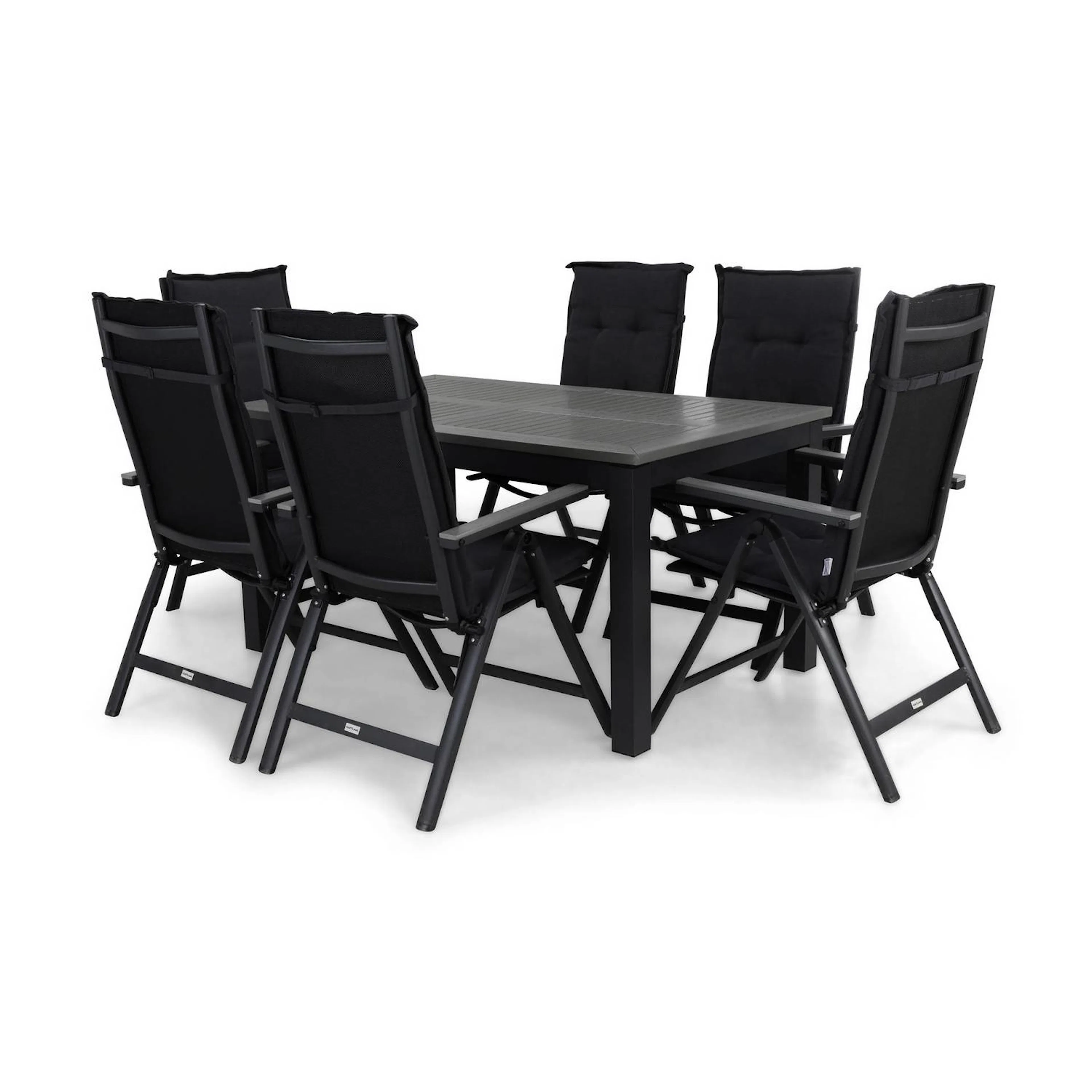 Matgrupp Comfort Garden Monaco Matgrupp Utomhus 152-210x90 med 6 Maggie Positionsstol m Dyna