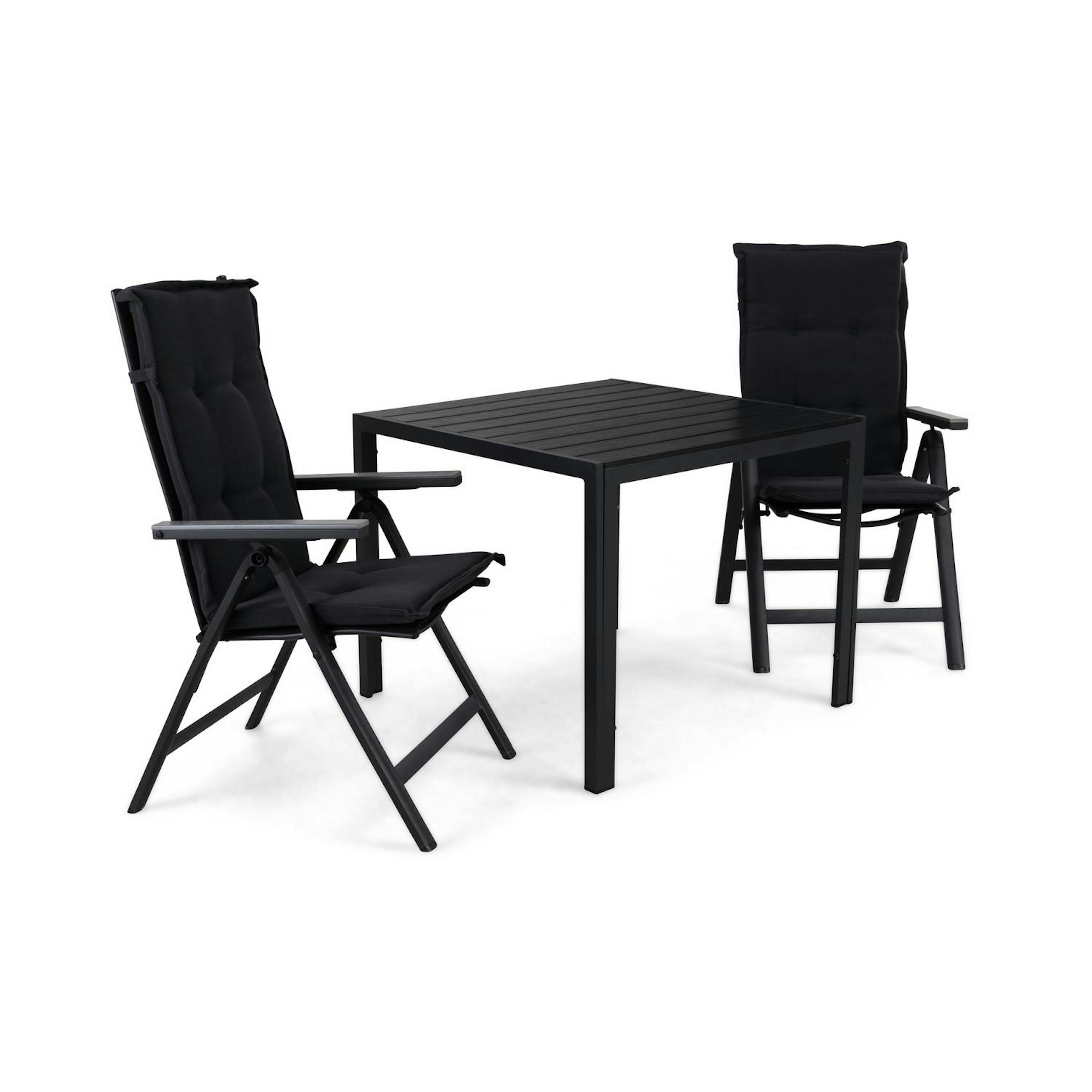 Matgrupp Comfort Garden Tunis Matgrupp Utomhus 90 med 2 Monaco Positionsstol m Dyna