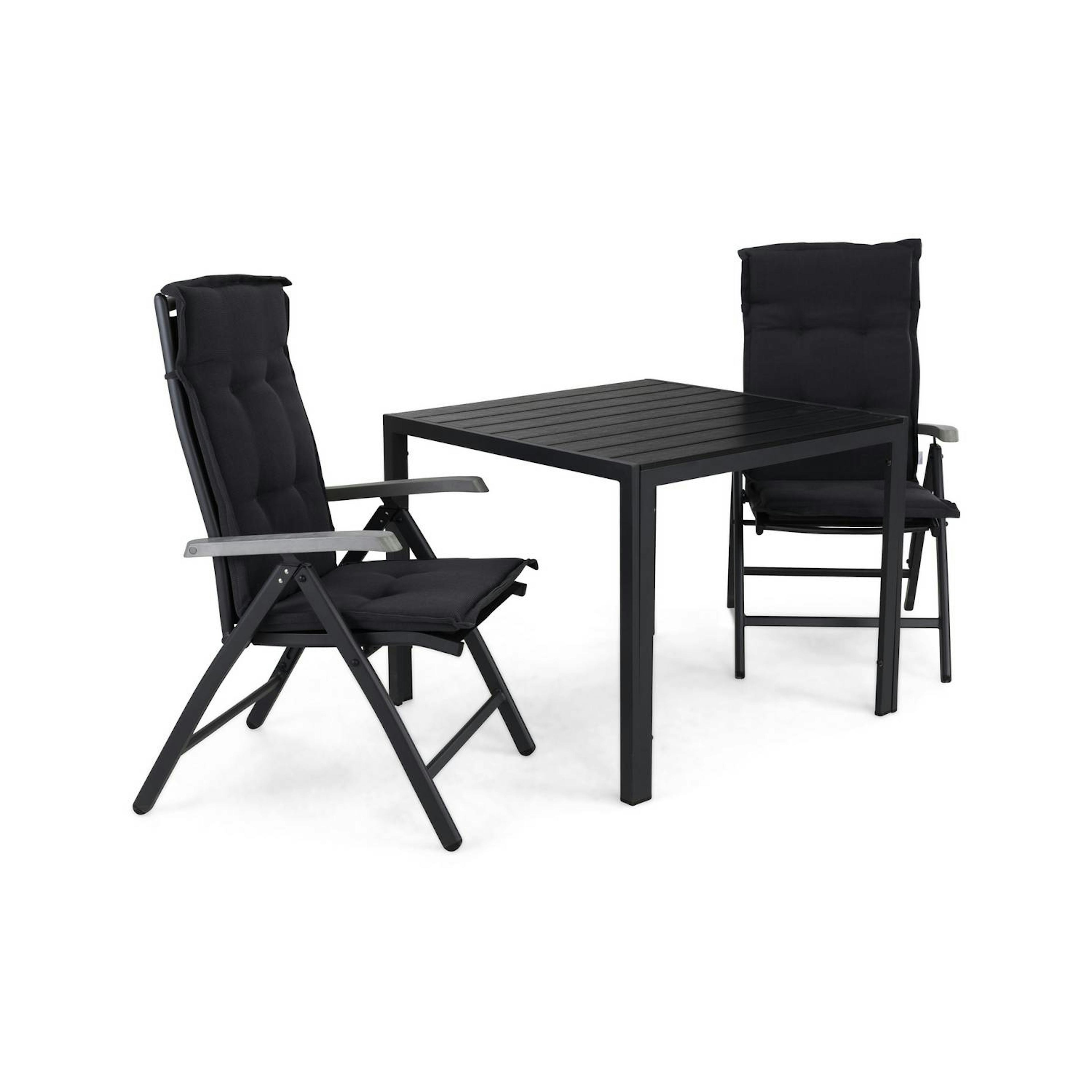 Matgrupp Comfort Garden Tunis Matgrupp Utomhus 90 med 2 Monaco Lyx Positionsstol m Dyna