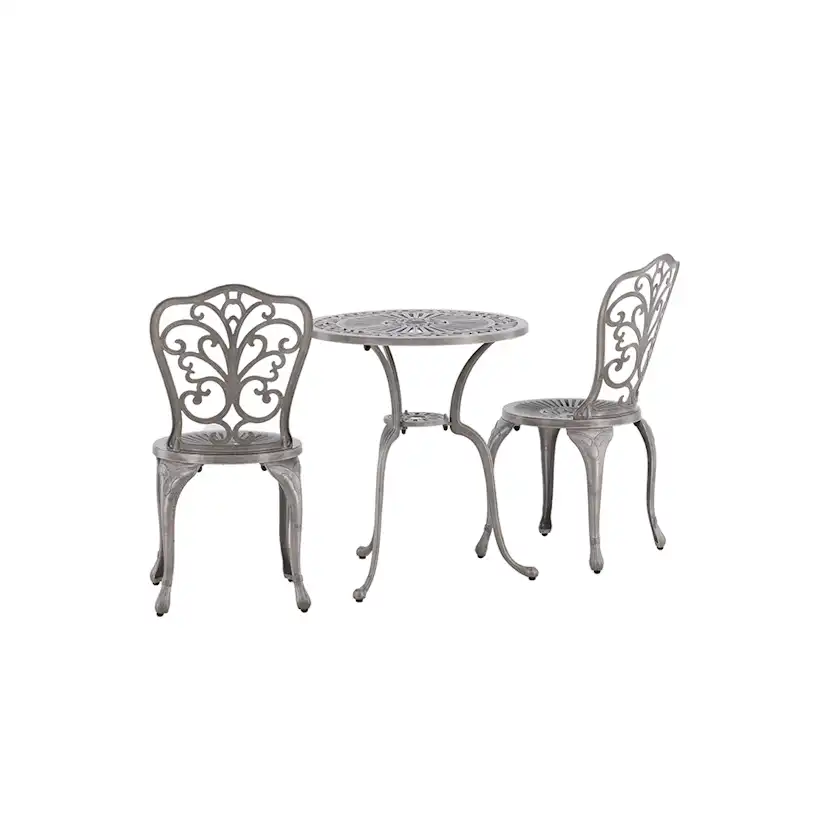 Cafégrupp Venture Home Nandin ø60 cm med 2 Trädgårdsstolar Utomhus