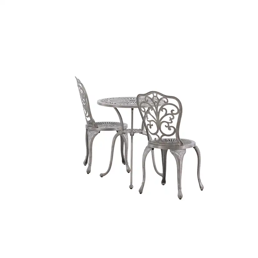 Cafégrupp Venture Home Nandin ø60 cm med 2 Trädgårdsstolar Utomhus