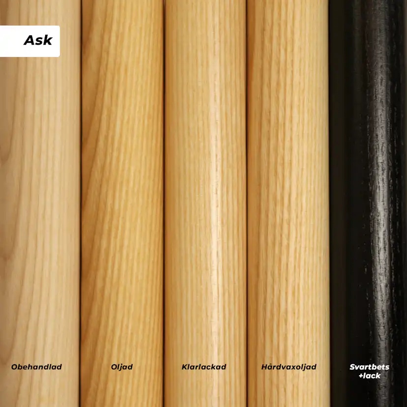 Ändknopp Herrljunga Ledstångsfabrik Svarvad K11 Ask