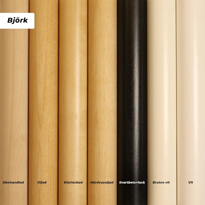 Ändknopp Herrljunga Ledstångsfabrik Svarvad K9 Björk