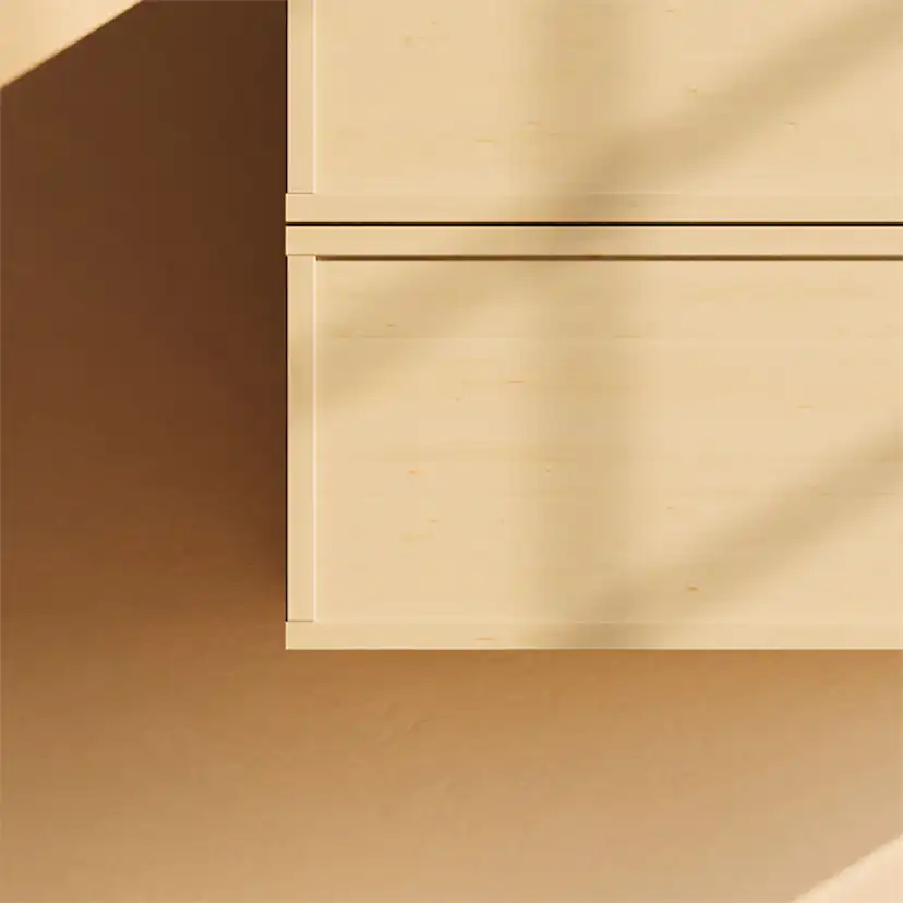 Tvättställsskåp Svedbergs Poem Ram 450 med 2 Lådor