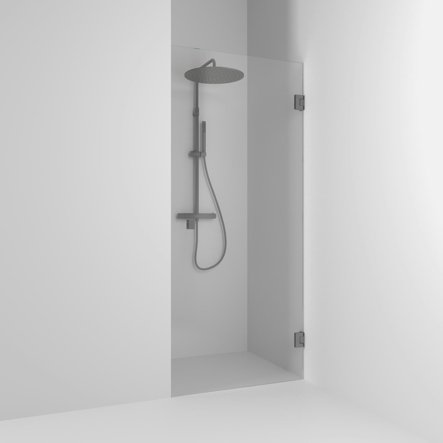 Duschdörr Svedbergs 180° Rak Enkel