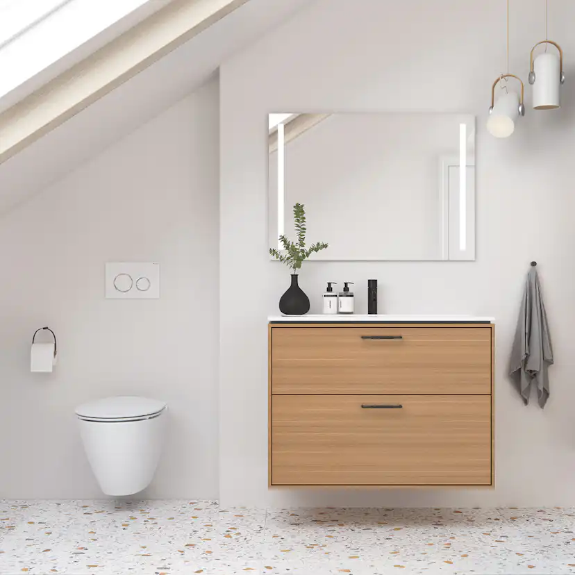 Vägghängd Toalettstol Ifö Spira Art 6245 Rimfree