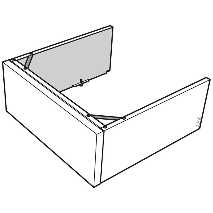Överskåp Nibe 245 mm
