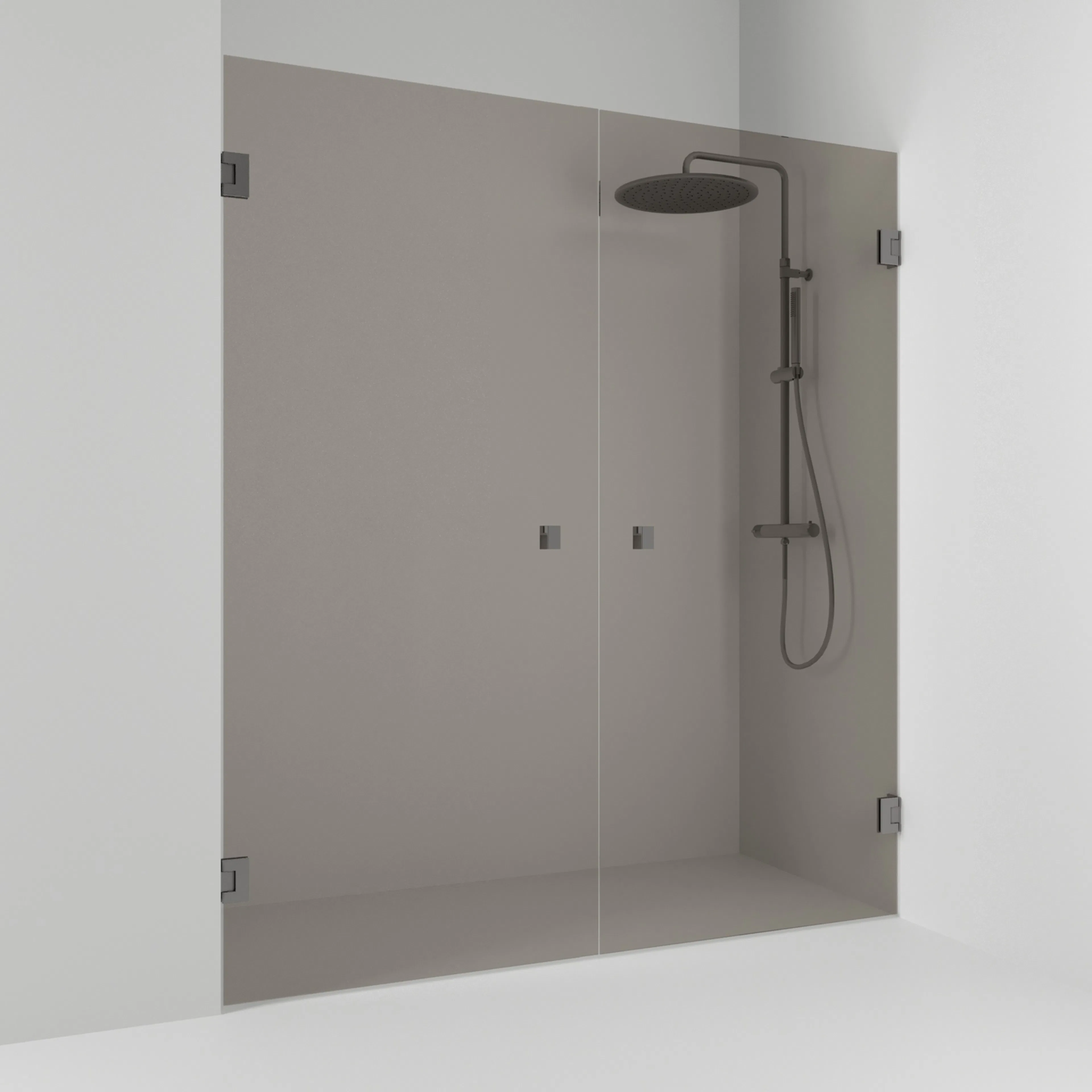 Duschdörr Svedbergs 180° Rak Dubbel