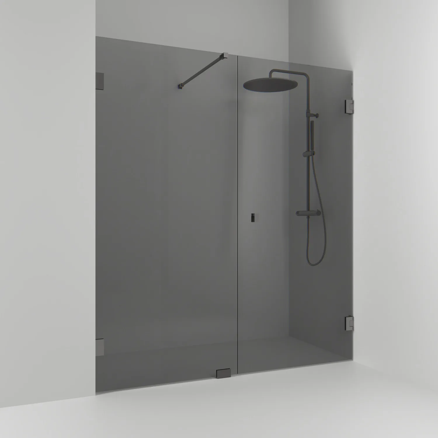 Duschdörr Svedbergs 180° Rak Kombi