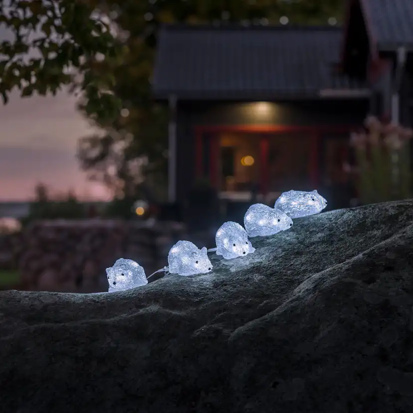 Dekorationsbelysning Gnosjö Konstsmide Möss