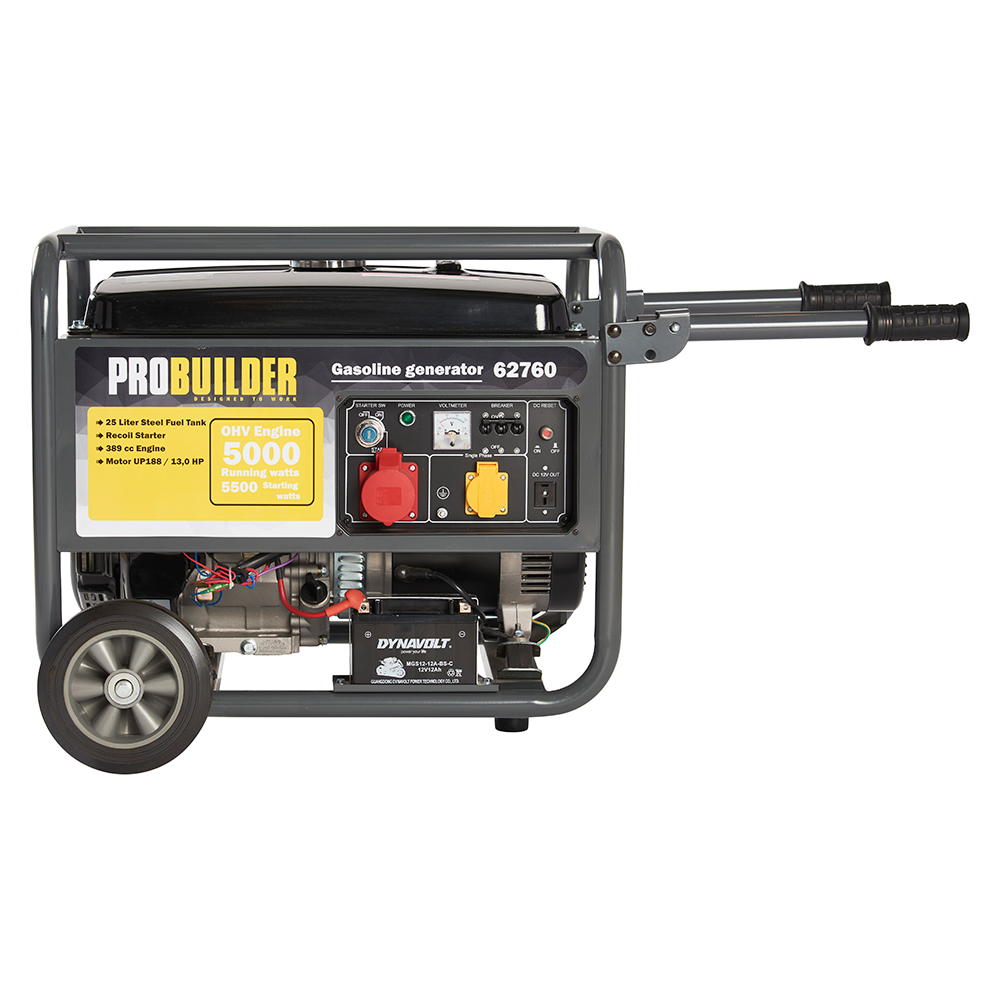 Elverk Probuilder 5000W/Max 5500W (Schuko) 389 cc