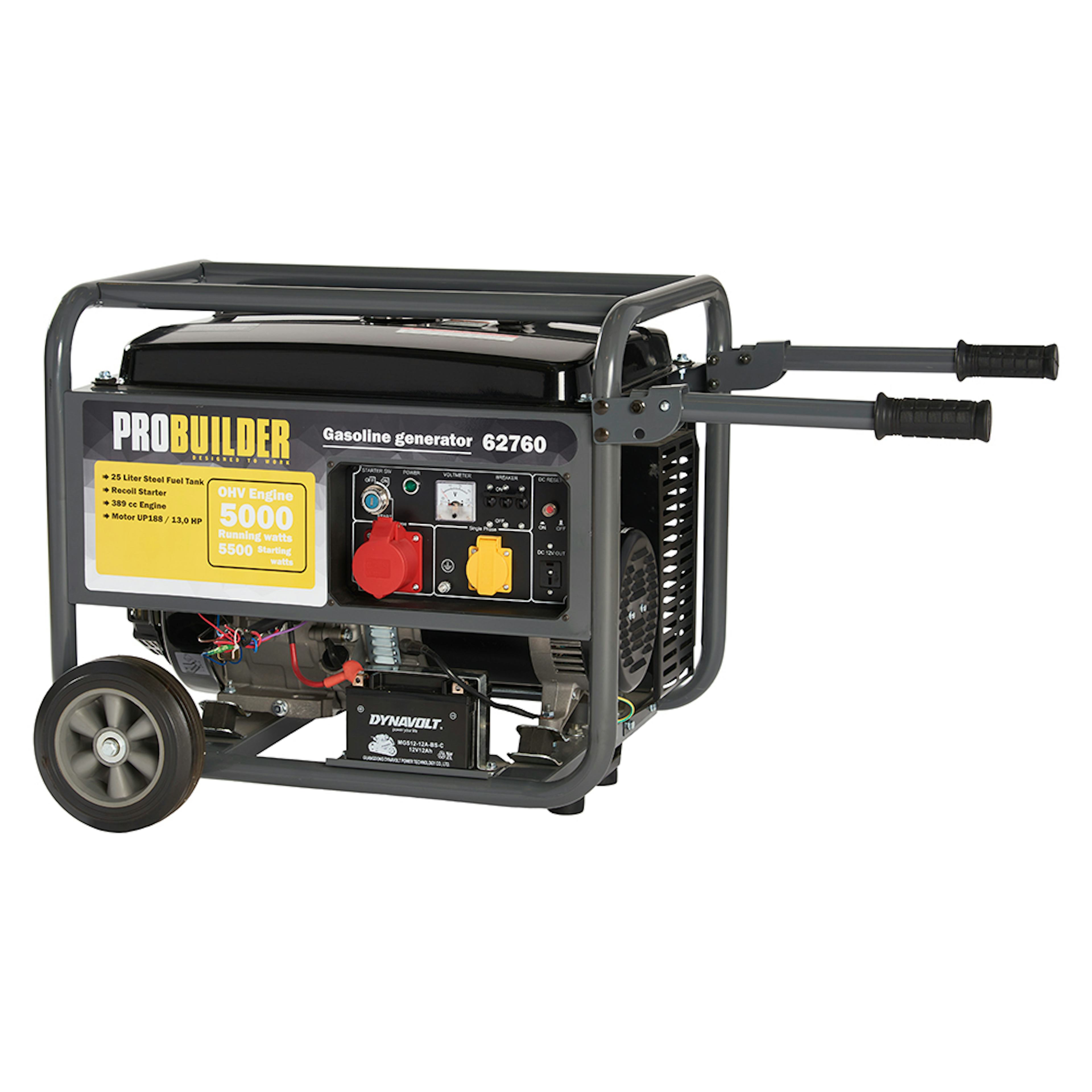 Elverk Probuilder 5000W/Max 5500W (Schuko) 389 cc