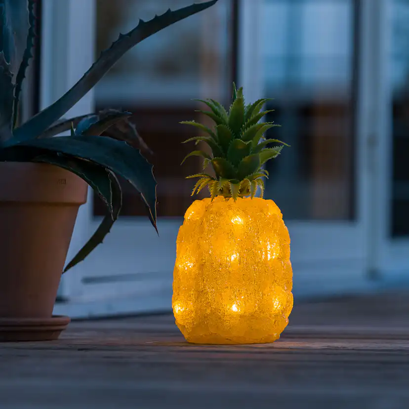 Dekorationsbelysning Gnosjö Konstsmide Ananas