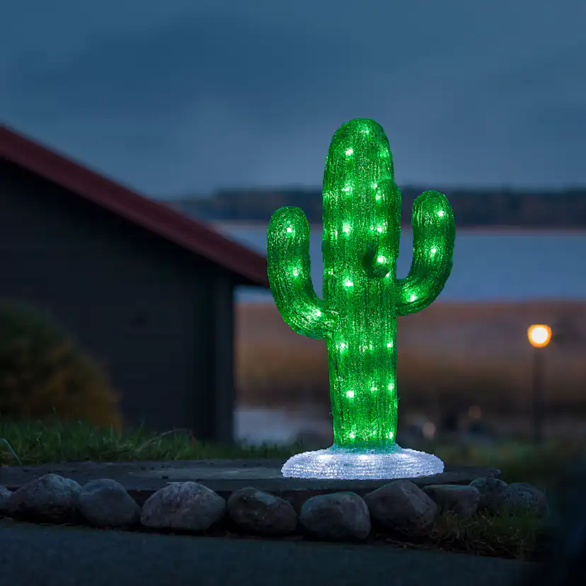 Dekorationsbelysning Gnosjö Konstsmide Kaktus 45 cm