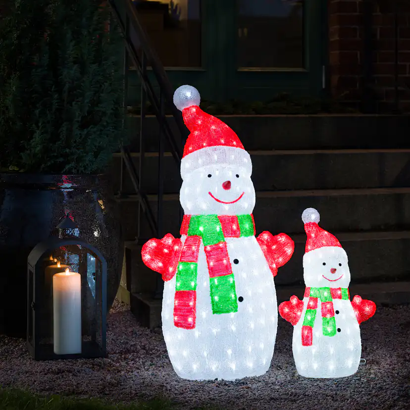 Dekorationsbelysning Gnosjö Konstsmide Snögubbe LED