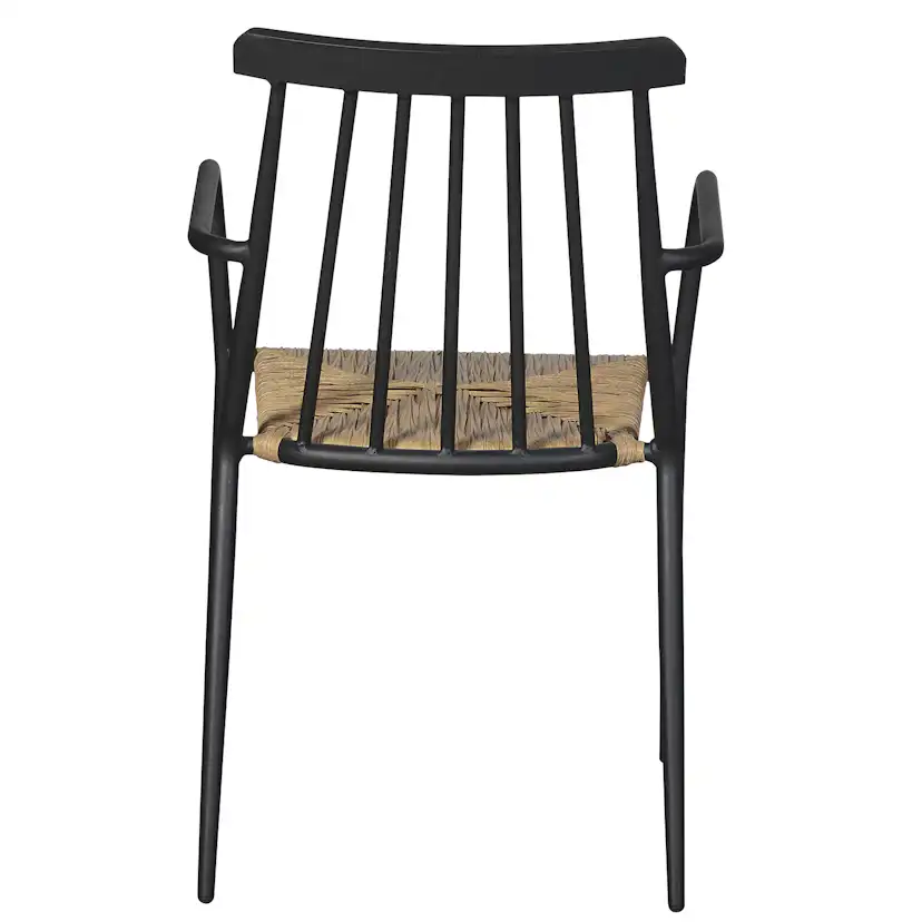 Trädgårdsstol ENVY DESIGN Natur/Svart Utomhus