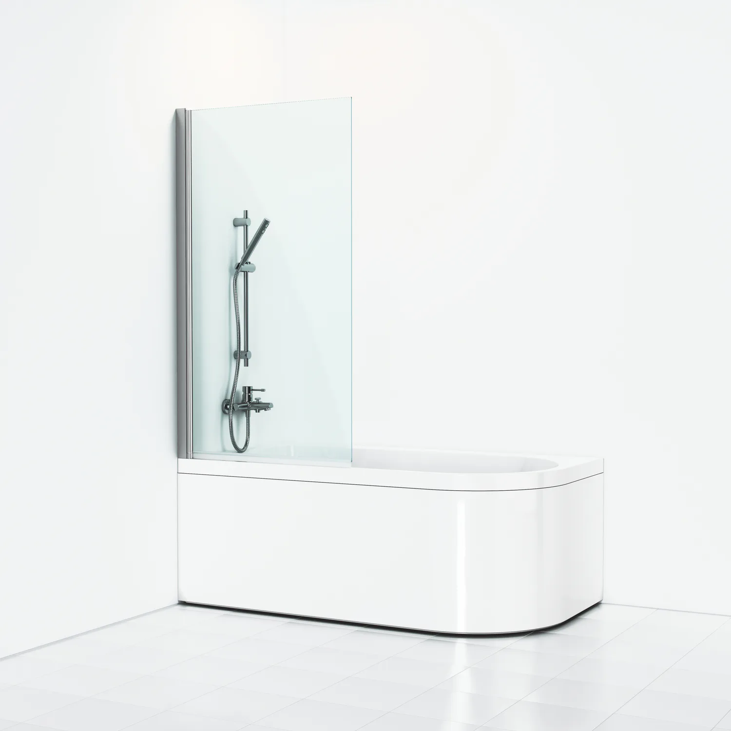 Badkarsvägg Svedbergs Skoga Rak