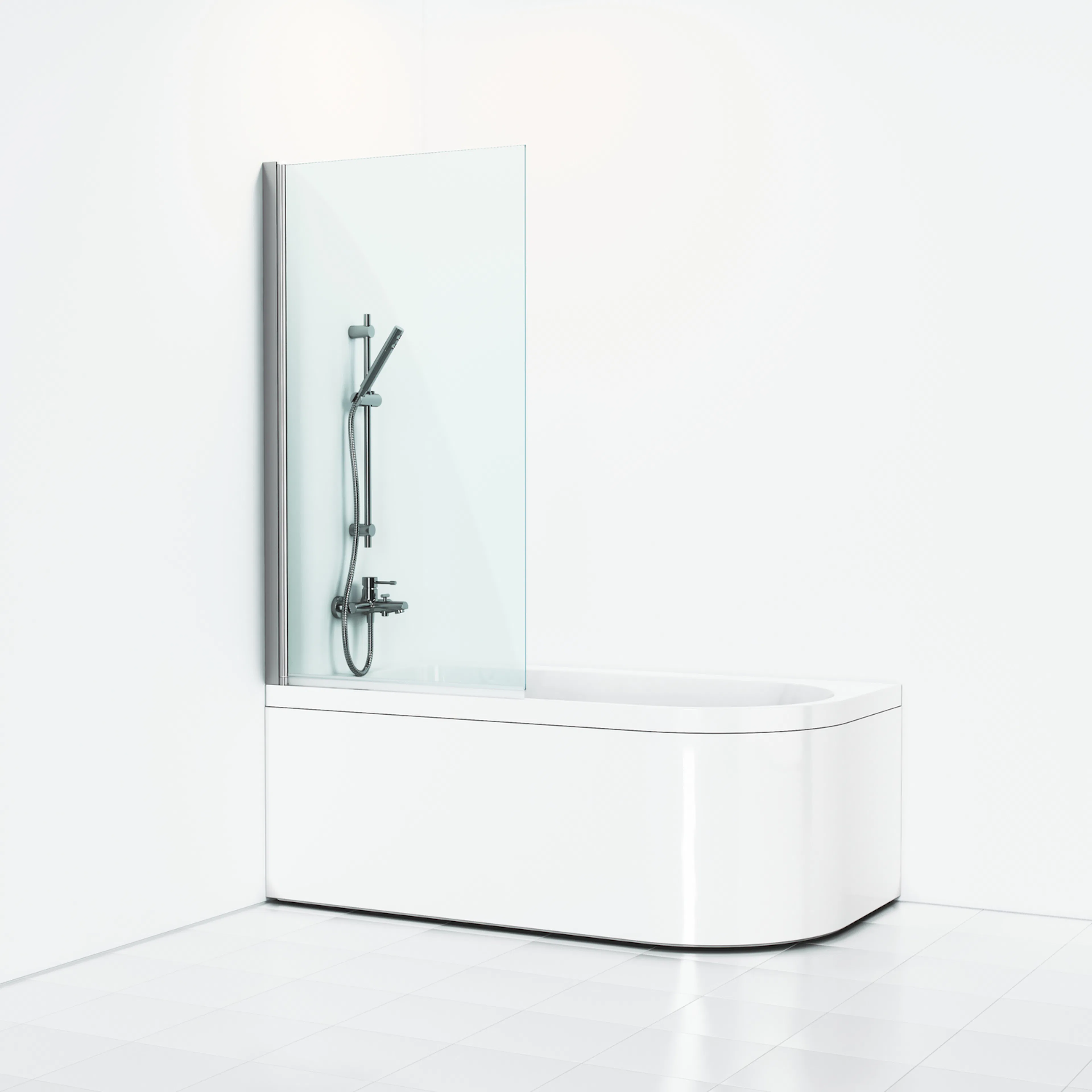 Badkarsvägg Svedbergs Skoga Rak