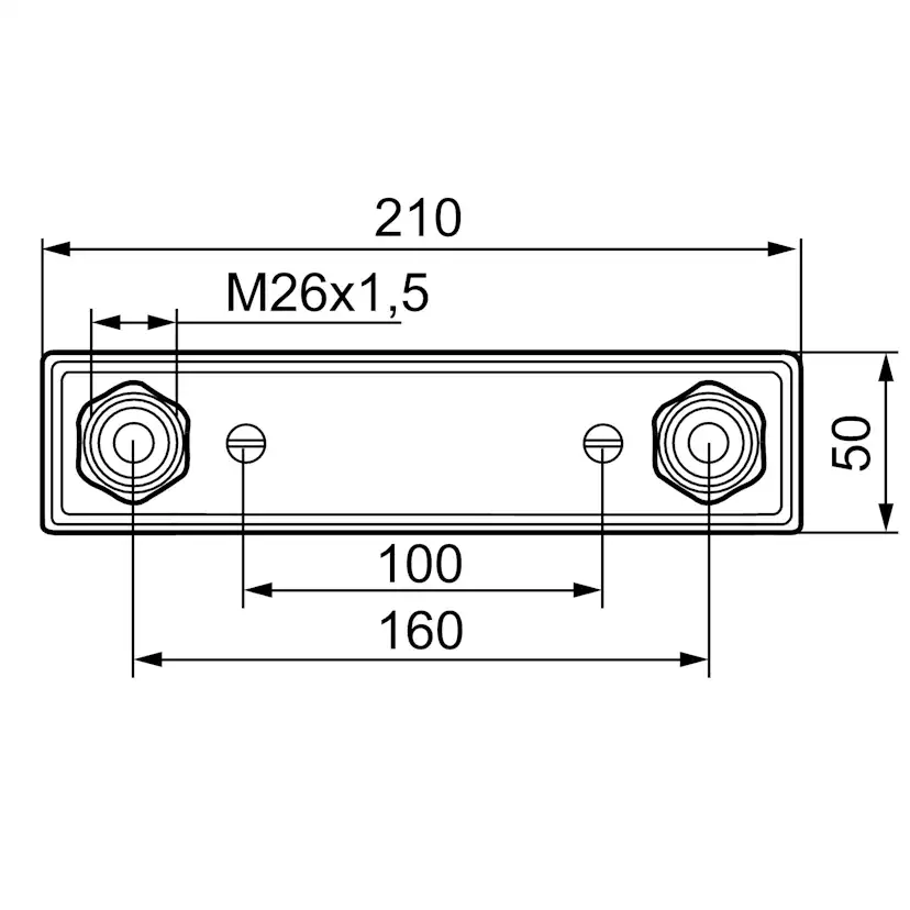 Blandarfäste Mora Rustic för Dold Rördragning