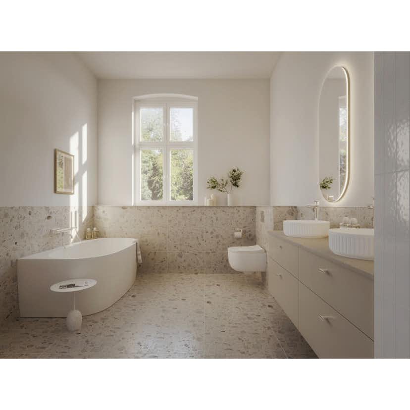 Badkar Svedbergs Lule Lucite 1580 mm