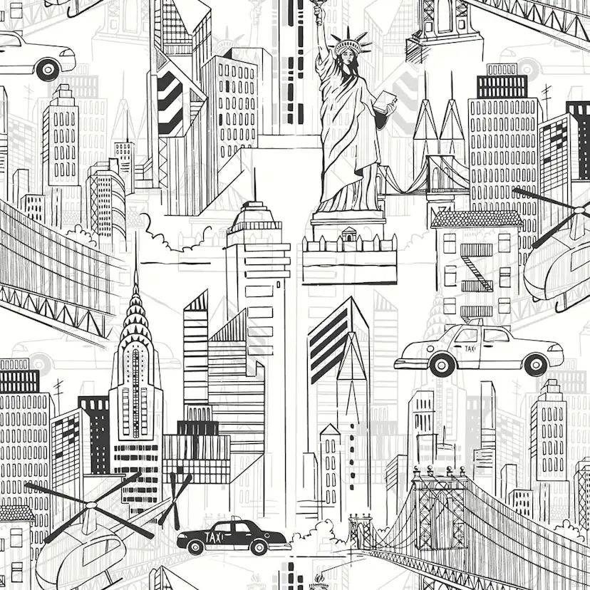 Tapet Fiona Big City 640101