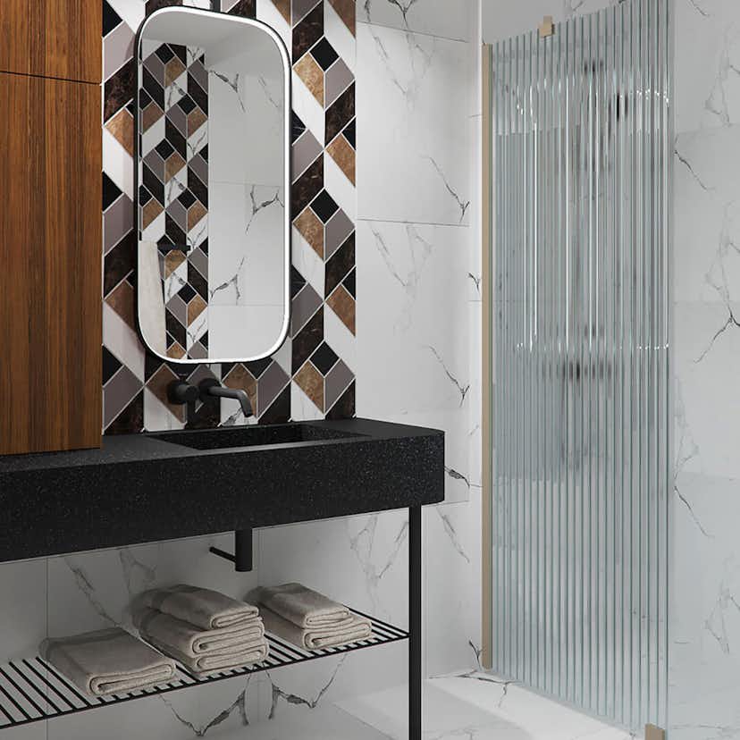 Duschvägg Hietakari Forma 301 Fast