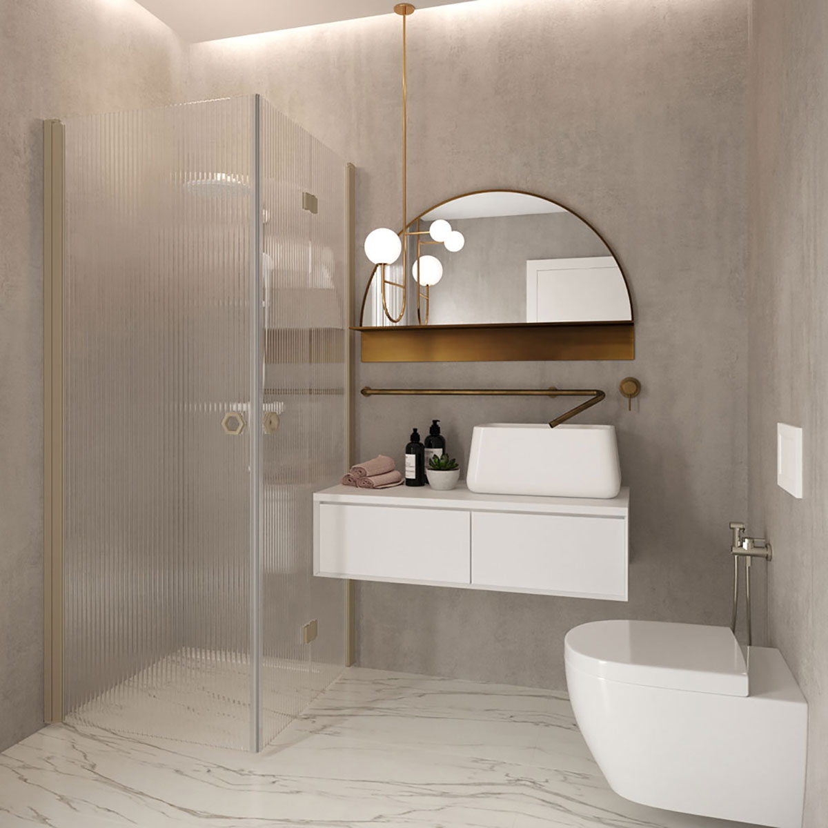 Duschhörn Hietakari Forma 373 Vändbar Dörr och Vikbar Dörr