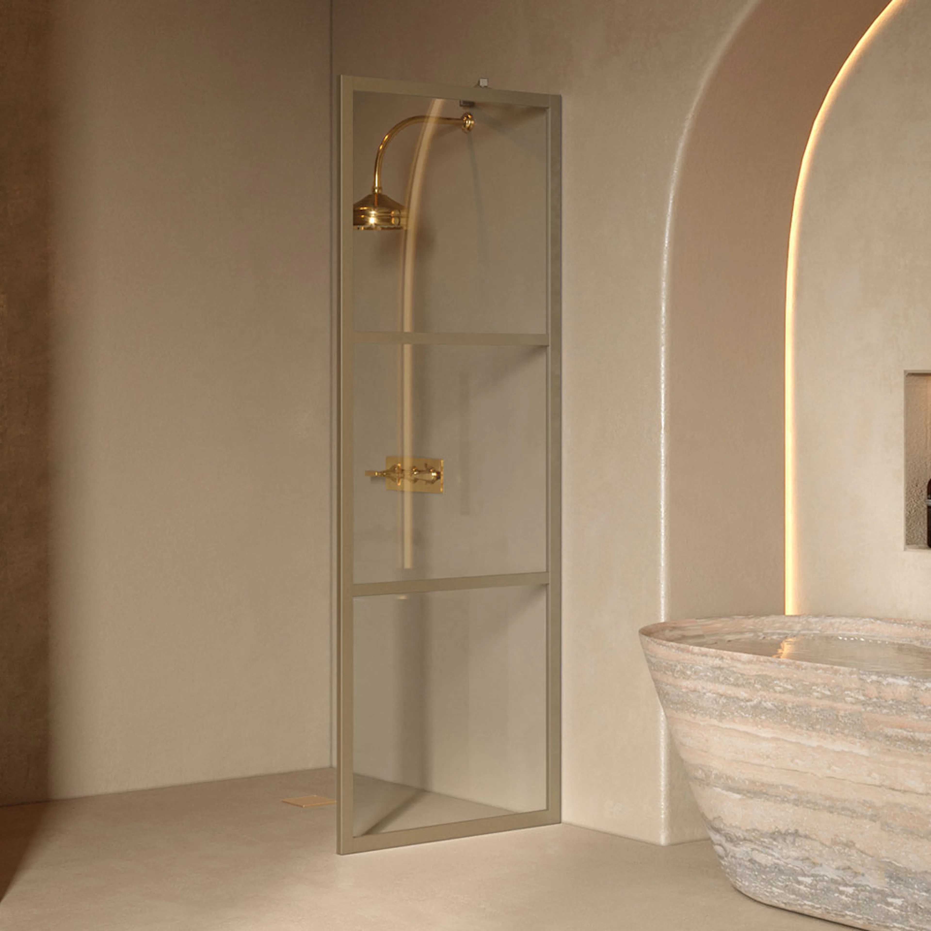 Duschvägg Hietakari Bläk 734 Tokyo Fast