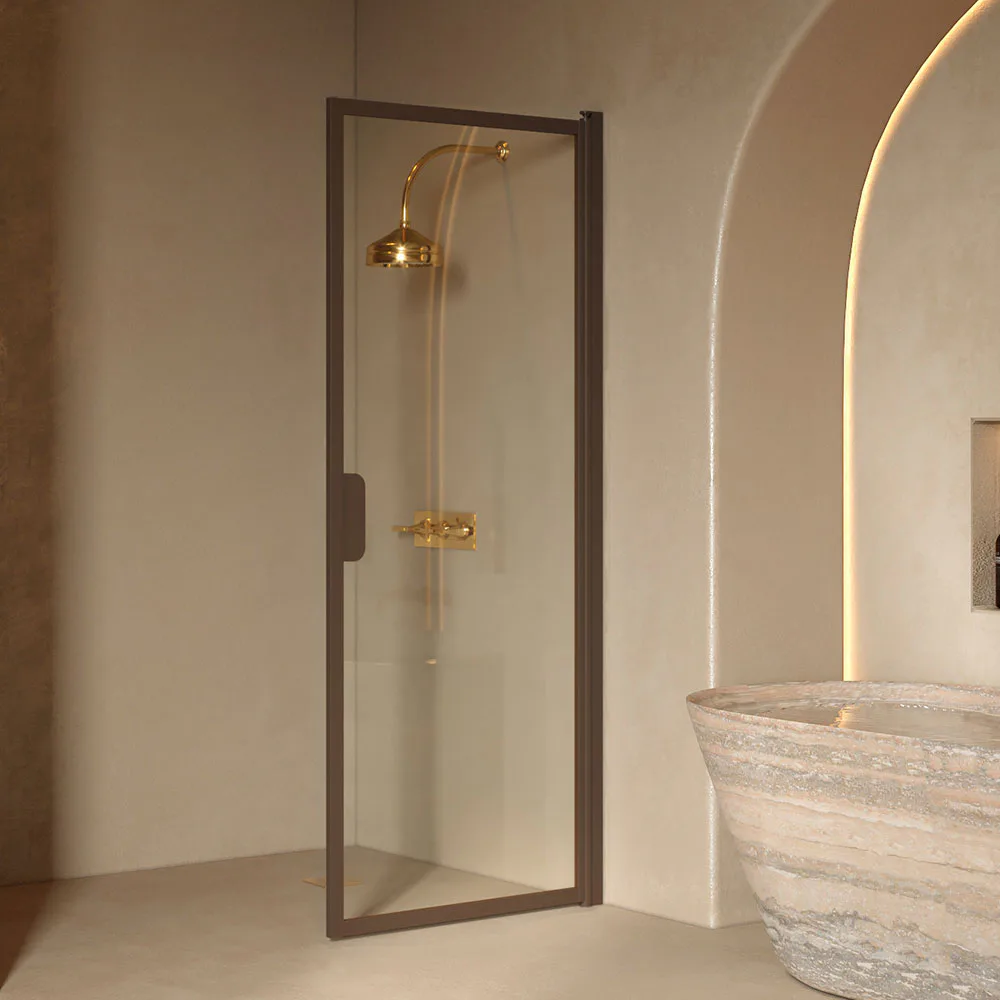 Duschdörr Hietakari Bläk 732 New York Vändbar