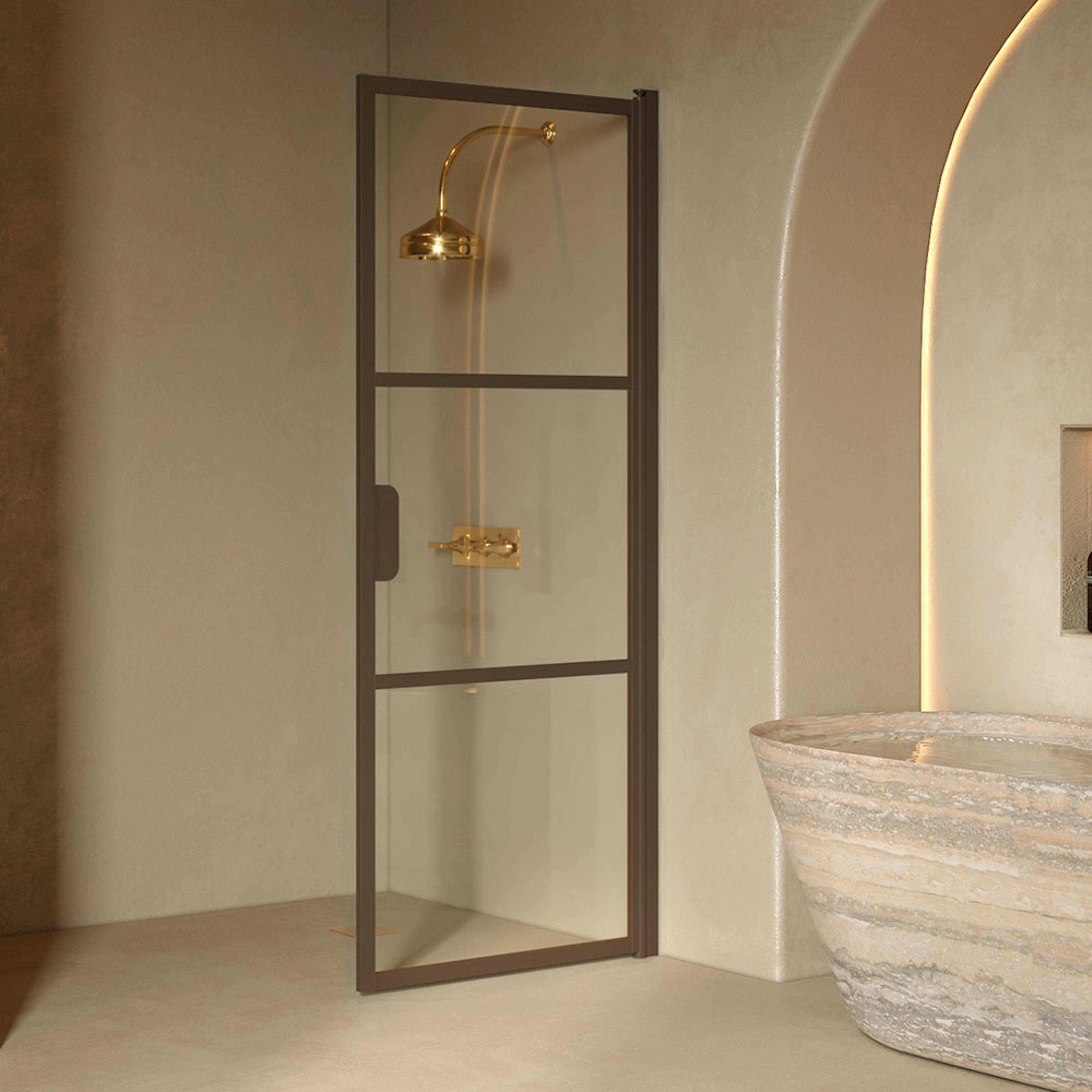 Duschdörr Hietakari Bläk 735 Tokyo Vändbar