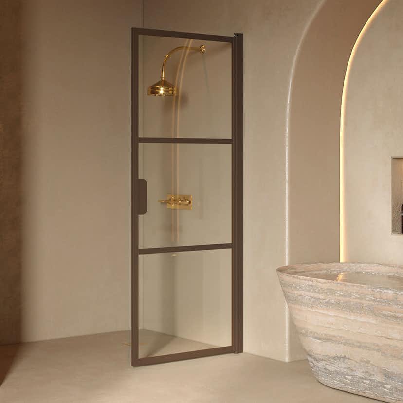 Duschdörr Hietakari Bläk 735 Tokyo Vändbar