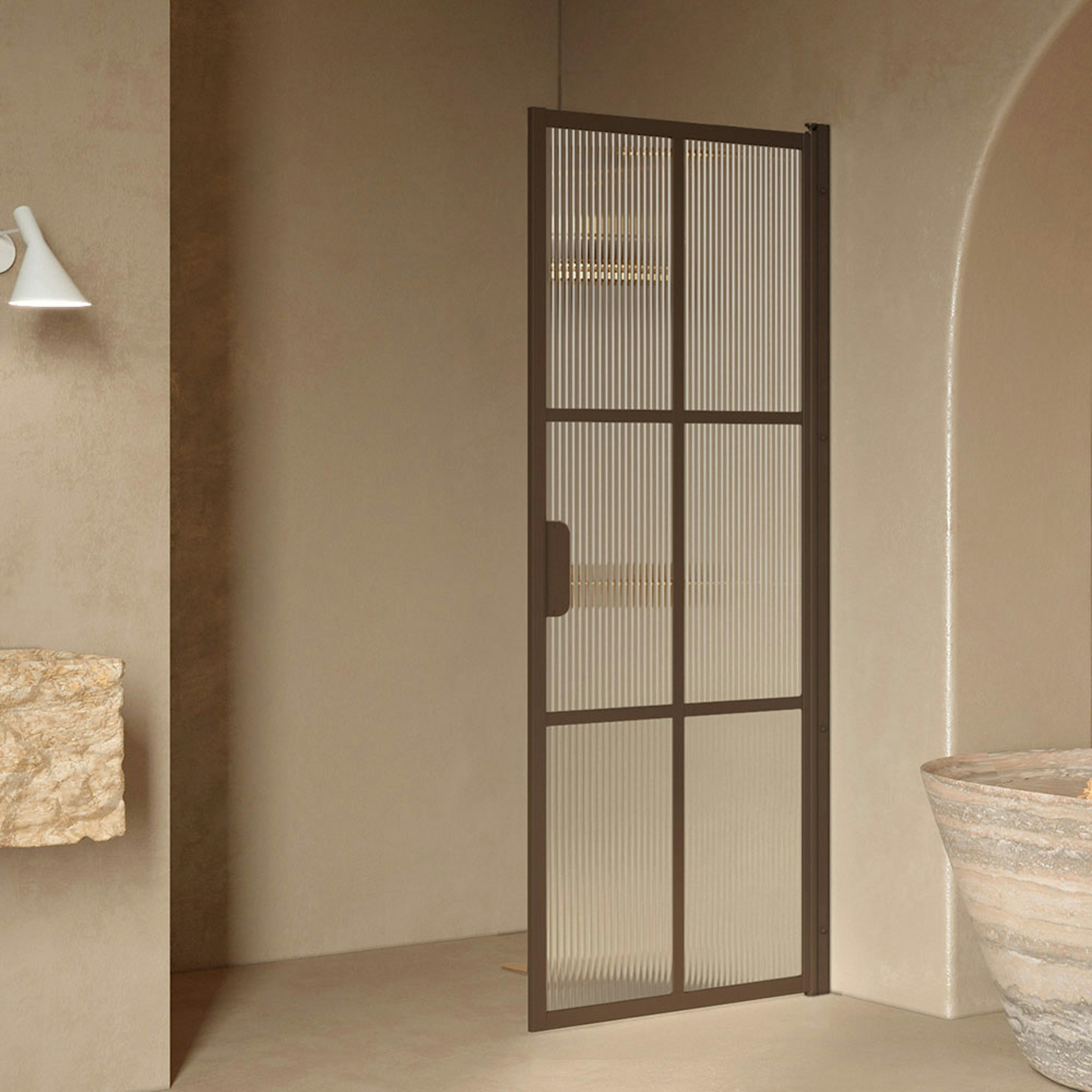 Duschdörr Hietakari Bläk 738 Paris Vändbar