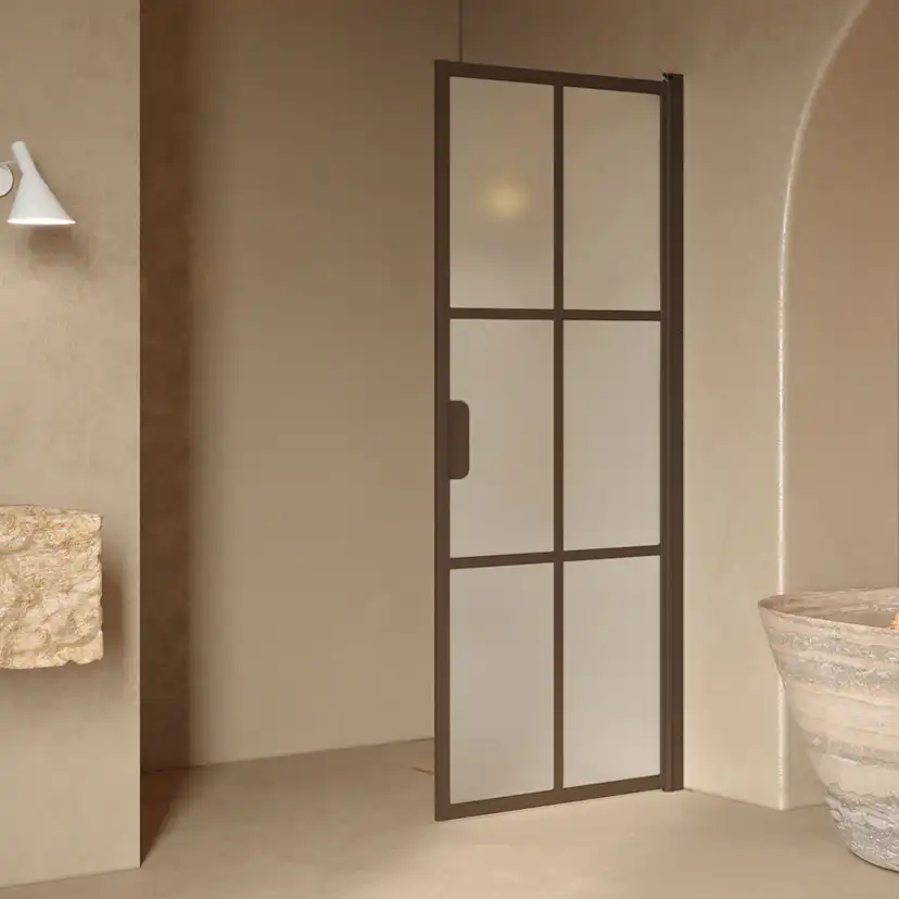 Duschdörr Hietakari Bläk 738 Paris Vändbar