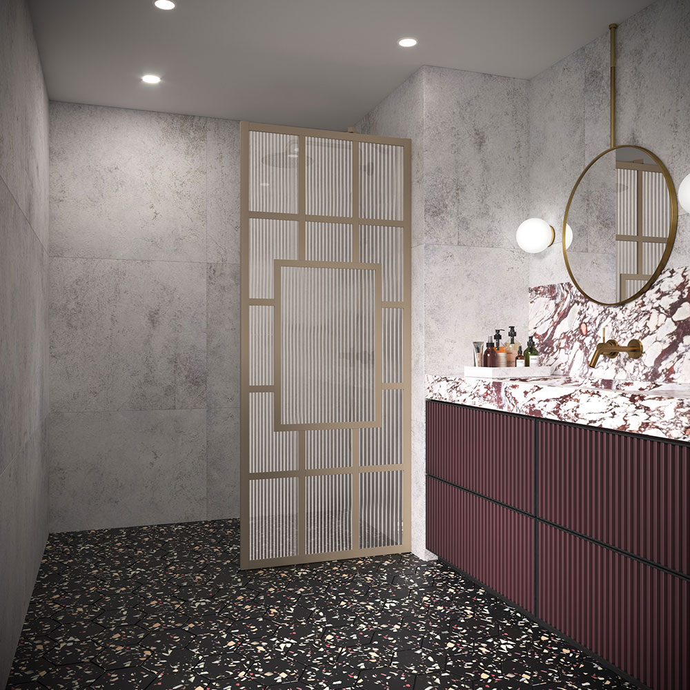 Duschvägg Hietakari Bläk 800 Shanghai Fast